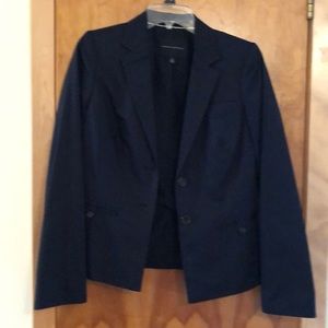 Navy Cotton Blazer